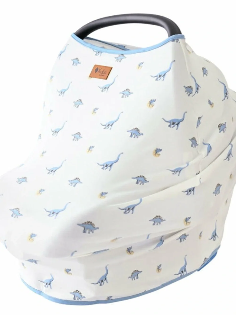 Kyte Baby Bamboo Car Seat Nursing Cover Jurassic Dinosaur Print